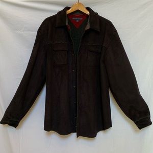 Tommy Hilfiger Faux Suede Shirt Jacket XL